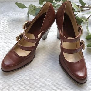 Michael Kors Olivia Double Strap Heel